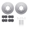 4312-76056 Geospec Brake Rotors with 3000-Series Ceramic Brake Pads & Hardware, 2003-2009 Lexus/Toyota/Scion, Position: Front - image 1