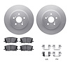 4312-76061 Geospec Brake Rotors with 3000-Series Ceramic Brake Pads & Hardware, 2004-2009 Lexus/Toyota/Scion, Position: Front - image 1