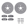 4312-76065 Geospec Brake Rotors with 3000-Series Ceramic Brake Pads & Hardware, 2010-2017 Lexus/Toyota/Scion, Position: Front - image 1