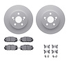 4312-76066 Geospec Brake Rotors with 3000-Series Ceramic Brake Pads & Hardware, Fits Select Lexus/Toyota/Scion, Position: Front - image 1