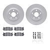 4312-76070 Geospec Brake Rotors with 3000-Series Ceramic Brake Pads & Hardware, 2007-2018 Lexus/Toyota/Scion, Position: Front - image 1