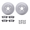 4312-76076 Geospec Brake Rotors with 3000-Series Ceramic Brake Pads & Hardware, 2012-2020 Lexus/Toyota/Scion, Position: Rear - image 1