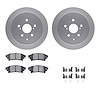 4312-76077 Geospec Brake Rotors with 3000-Series Ceramic Brake Pads & Hardware, 2010-2020 Lexus/Toyota/Scion, Position: Rear - image 1