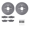 4312-80003 Geospec Brake Rotors with 3000-Series Ceramic Brake Pads & Hardware, 1990-1993 Ford/Lincoln/Mercury/Mazda, Position:  - image 1