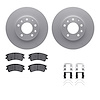 4312-80012 Geospec Brake Rotors with 3000-Series Ceramic Brake Pads & Hardware, 2003-2005 Ford/Lincoln/Mercury/Mazda, Position:  - image 1