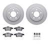 4312-80019 Geospec Brake Rotors with 3000-Series Ceramic Brake Pads & Hardware, 2004-2013 Ford/Lincoln/Mercury/Mazda, Position:  - image 1
