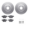 4312-80024 Geospec Brake Rotors with 3000-Series Ceramic Brake Pads & Hardware, 2006-2007 Ford/Lincoln/Mercury/Mazda, Position:  - image 1