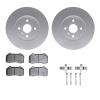 4312-80030 Geospec Brake Rotors with 3000-Series Ceramic Brake Pads & Hardware, Fits Select Multiple Makes/Models, Position: Fro