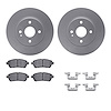 4312-80031 Geospec Brake Rotors with 3000-Series Ceramic Brake Pads & Hardware, 2011-2015 Ford/Lincoln/Mercury/Mazda, Position:  - image 1