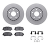 4312-80033 Geospec Brake Rotors with 3000-Series Ceramic Brake Pads & Hardware, Fits Select Ford/Lincoln/Mercury/Mazda, Position - image 1