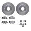 4312-80036 Geospec Brake Rotors with 3000-Series Ceramic Brake Pads & Hardware, 2014-2015 Ford/Lincoln/Mercury/Mazda, Position:  - image 1