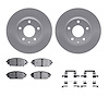 4312-80040 Geospec Brake Rotors with 3000-Series Ceramic Brake Pads & Hardware, Fits Select Ford/Lincoln/Mercury/Mazda, Position - image 1