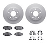 4312-80041 Geospec Brake Rotors with 3000-Series Ceramic Brake Pads & Hardware, 2014-2016 Ford/Lincoln/Mercury/Mazda, Position:  - image 1