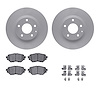 4312-80042 Geospec Brake Rotors with 3000-Series Ceramic Brake Pads & Hardware, 2017-2018 Ford/Lincoln/Mercury/Mazda, Position:  - image 1