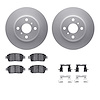 4312-91001 Geospec Brake Rotors with 3000-Series Ceramic Brake Pads & Hardware, 2012-2015 Lexus/Toyota/Scion, Position: Front - image 1