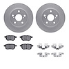 4312-91003 Geospec Brake Rotors with 3000-Series Ceramic Brake Pads & Hardware, 2011-2016 Lexus/Toyota/Scion, Position: Rear - image 1