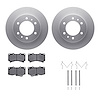 4312-93001 Geospec Brake Rotors with 3000-Series Ceramic Brake Pads & Hardware, 2006-2010 GM, Position: Front - image 1