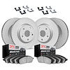 4314-31046 Geospec Brake Rotors with 3000-Series Ceramic Brake Pads & Hardware, 2007-2013 BMW, Position: Front and Rear - image 1