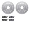4402-42002 Geospec Brake Rotors with Ultimate-Duty Brake Pads Kit, 2005-2010 Mopar, Position: Rear - image 1