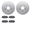 4402-42027 Geospec Brake Rotors with Ultimate-Duty Brake Pads Kit, 2007-2018 Mopar, Position: Rear - image 1