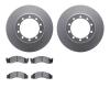 4402-54007 Geospec Brake Rotors with Ultimate-Duty Brake Pads Kit, 1988-1998 Ford/Lincoln/Mercury/Mazda, Position: Rear, Front - image 1