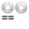 4402-54022 Geospec Brake Rotors with Ultimate-Duty Brake Pads Kit, 2006-2019 Ford/Lincoln/Mercury/Mazda, Position: Rear, Front