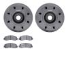 4402-54061 Geospec Brake Rotors with Ultimate-Duty Brake Pads Kit, 2005-2007 Ford/Lincoln/Mercury/Mazda, Position: Front - image 1
