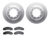 4402-54078 Geospec Brake Rotors with Ultimate-Duty Brake Pads Kit, Fits Select Ford/Lincoln/Mercury/Mazda, Position: Rear - image 1