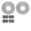 4402-76007 Geospec Brake Rotors with Ultimate-Duty Brake Pads Kit, 2000-2002 Lexus/Toyota/Scion, Position: Front - image 1