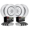 4404-40008 Geospec Brake Rotors with Ultimate-Duty Brake Pads Kit, Fits Select Mopar, Position: Front and Rear - image 1