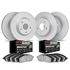 4404-42019 Geospec Brake Rotors with Ultimate-Duty Brake Pads Kit, Fits Select Mopar, Position: Front and Rear - image 1