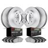 4404-48018 Geospec Brake Rotors with Ultimate-Duty Brake Pads Kit, 2011-2019 GM, Position: Front and Rear - image 1