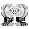 4404-54030 Geospec Brake Rotors with Ultimate-Duty Brake Pads Kit, 2010-2012 Ford/Lincoln/Mercury/Mazda, Position: Front and Rea - image 1