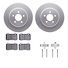 4412-39002 Geospec Brake Rotors with Ultimate-Duty Brake Pads & Hardware, Fits Select Mopar, Position: Rear - image 1