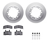 4412-40001 Geospec Brake Rotors with Ultimate-Duty Brake Pads & Hardware, 1988-2000 Multiple Makes/Models, Position: Front - image 1
