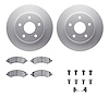 4412-40009 Geospec Brake Rotors with Ultimate-Duty Brake Pads & Hardware, 2006-2018 Mopar, Position: Front - image 1