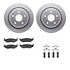 4412-40010 Geospec Brake Rotors with Ultimate-Duty Brake Pads & Hardware, 2002-2018 Mopar, Position: Rear - image 1