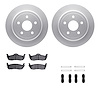 4412-42002 Geospec Brake Rotors with Ultimate-Duty Brake Pads & Hardware, 2005-2010 Mopar, Position: Rear - image 1