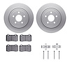 4412-42004 Geospec Brake Rotors with Ultimate-Duty Brake Pads & Hardware, 2006-2010 Mopar, Position: Rear - image 1