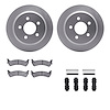 4412-42021 Geospec Brake Rotors with Ultimate-Duty Brake Pads & Hardware, 1993-1994 Mopar, Position: Rear - image 1
