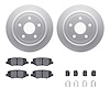 4412-42028 Geospec Brake Rotors with Ultimate-Duty Brake Pads & Hardware, 2007-2018 Mopar, Position: Rear - image 1
