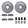 4412-42034 Geospec Brake Rotors with Ultimate-Duty Brake Pads & Hardware, Fits Select Mopar, Position: Rear - image 1