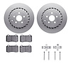 4412-47004 Geospec Brake Rotors with Ultimate-Duty Brake Pads & Hardware, 2015-2017 GM, Position: Rear - image 1