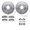 4412-48010 Geospec Brake Rotors with Ultimate-Duty Brake Pads & Hardware, 1997-2005 GM, Position: Rear - image 1