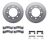 4412-48020 Geospec Brake Rotors with Ultimate-Duty Brake Pads & Hardware, 2001-2010 GM, Position: Rear - image 1