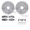 4412-48023 Geospec Brake Rotors with Ultimate-Duty Brake Pads & Hardware, 2005-2008 GM, Position: Front - image 1