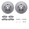 4412-54002 Geospec Brake Rotors with Ultimate-Duty Brake Pads & Hardware, 1973-1985 Ford/Lincoln/Mercury/Mazda, Position: Front - image 1