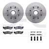 4412-54010 Geospec Brake Rotors with Ultimate-Duty Brake Pads & Hardware, 2000-2004 Ford/Lincoln/Mercury/Mazda, Position: Front - image 1