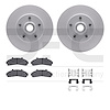 4412-54012 Geospec Brake Rotors with Ultimate-Duty Brake Pads & Hardware, 1995-2002 Ford/Lincoln/Mercury/Mazda, Position: Front - image 1
