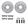 4412-54014 Geospec Brake Rotors with Ultimate-Duty Brake Pads & Hardware, 2001-2002 Ford/Lincoln/Mercury/Mazda, Position: Rear - image 1